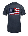 Eagle With American Flag