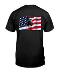 Eagle With American Flag