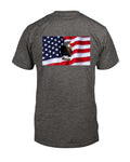 Eagle With American Flag