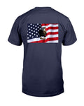 Eagle With American Flag