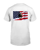 Eagle With American Flag